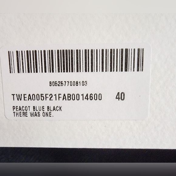 There Was One double-breasted notched-collar peacoat( oversize, navy color ) - Picture 10 of 12